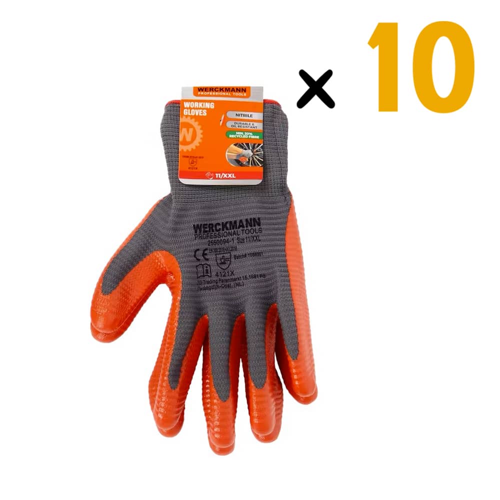 Gants de protection Werckmann / 10 paires