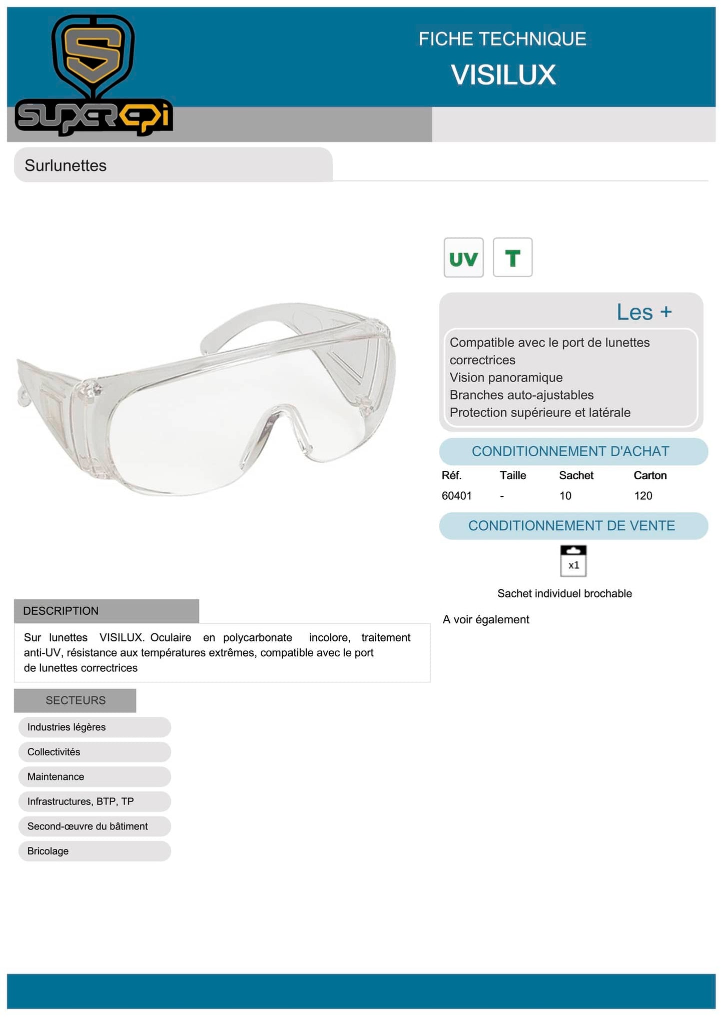 Sur Lunette VISILUX / 10