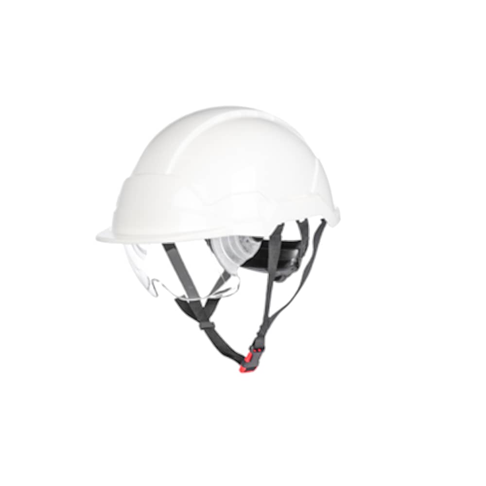 Le casque de sécurité PHOENIX PRO blanc non ventilé est un équipement de protection de haute performance pour les environnements industriels exigeants. Avec sa coiffe en ABS, son harnais en polyethylène à 6 points d'attache et son réglage facile par crémaillère de 52 à 63cm, ce casque offre une grande résistance aux déformations latérales, aux projections de métal en fusion et aux basses températures allant jusqu'à -30°C.