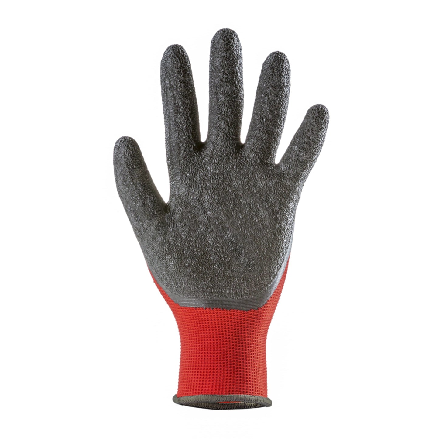 Protégez vos mains tout en gardant votre dextérité avec les Gants EUROLITE 13L850. Le tricot rouge sans couture en polyester de jauge 13 assure un ajustement confortable et précis. La finition adhérisée de la paume de l'enduction palmaire en latex noir assure un excellent grip en milieu humide, tandis que la dextérité est préservée grâce à l'enduction en latex crêpé.