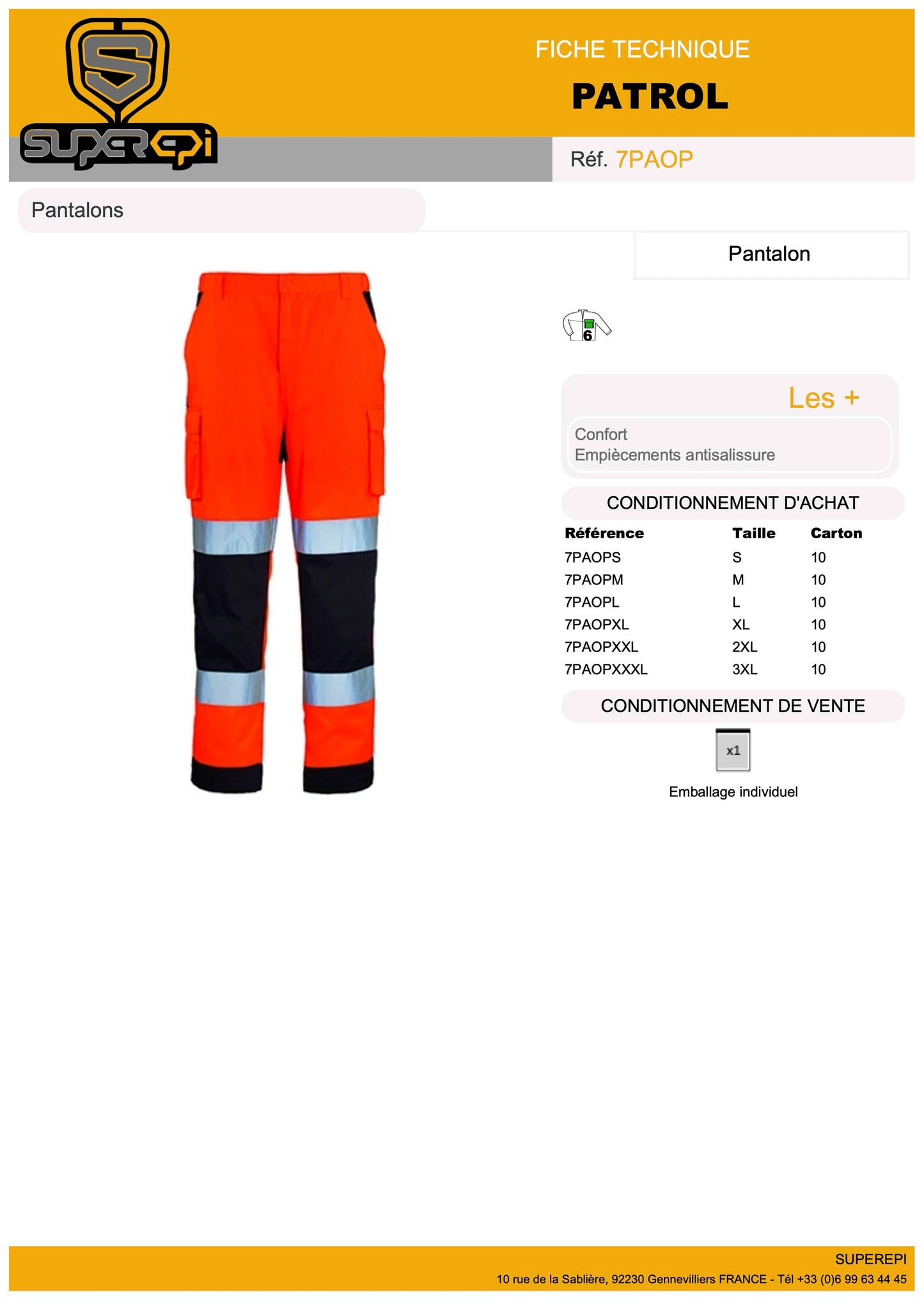 PANTALON-PATROL-HAUTE-VISIBILITE-FICHE-TECHNIQUE-SUPER-EPI