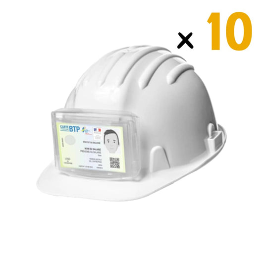 Porte Badge Casque de Chantier / 10