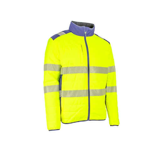 Restez au chaud et au sec lors de vos travaux en extérieur avec la veste thermique FLAKE. Conçue avec une technologie SORONA qui offre chaleur et légèreté, cette veste est également performante grâce à sa membrane TPU déperlante et sa résistance à la déchirure. Les bandes segmentées offrent un confort optimal, tandis que le rembourrage SORONA en partie biosourcé est éco-responsable.