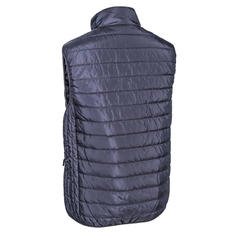 Notre gilet thermique Kaba gris est conçu pour vous garder au chaud et à l'aise lors des journées froides. L'extérieur du gilet est en polyester, qui est durable et résistant à l'eau, tandis que le matelassage de 160g/m2 en polyester vous offre une isolation thermique optimale.